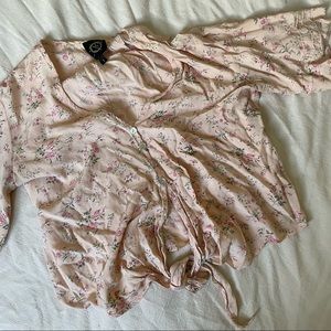 Planet Blue Boho Floral Shirt